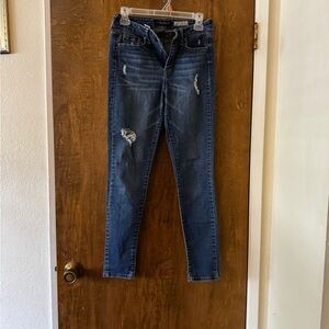 Aeropostale Dark Blue Distressed Skinny Jean Bundle